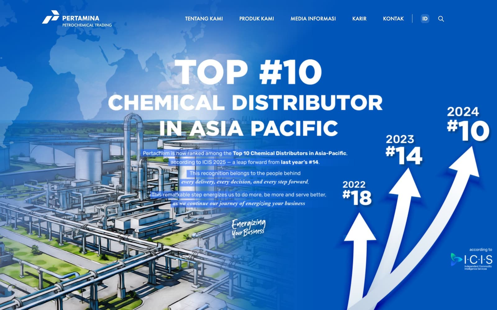 Pertachem — project screenshot